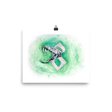 Load image into Gallery viewer, Snake Watercolor Poster
