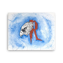 Load image into Gallery viewer, Eagle Watercolor Canvas
