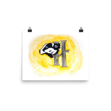 Load image into Gallery viewer, Badger Watercolor Poster
