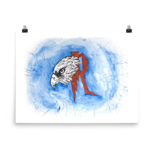 Load image into Gallery viewer, Eagle Watercolor Poster

