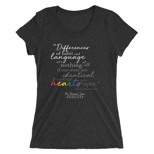 Equality Ladies' short sleeve t-shirt